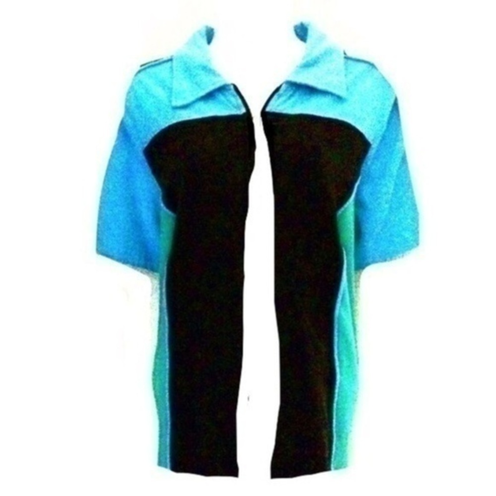 Color Block Zip Front Top/Jacket w/ Pockets!